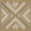 Norwegian - Bohemian - Romani 60x60 Vintage Vinyl Floorcloth