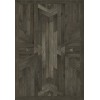 Norwegian - Native - Black Hawk 96x140 Vintage Vinyl Floorcloth