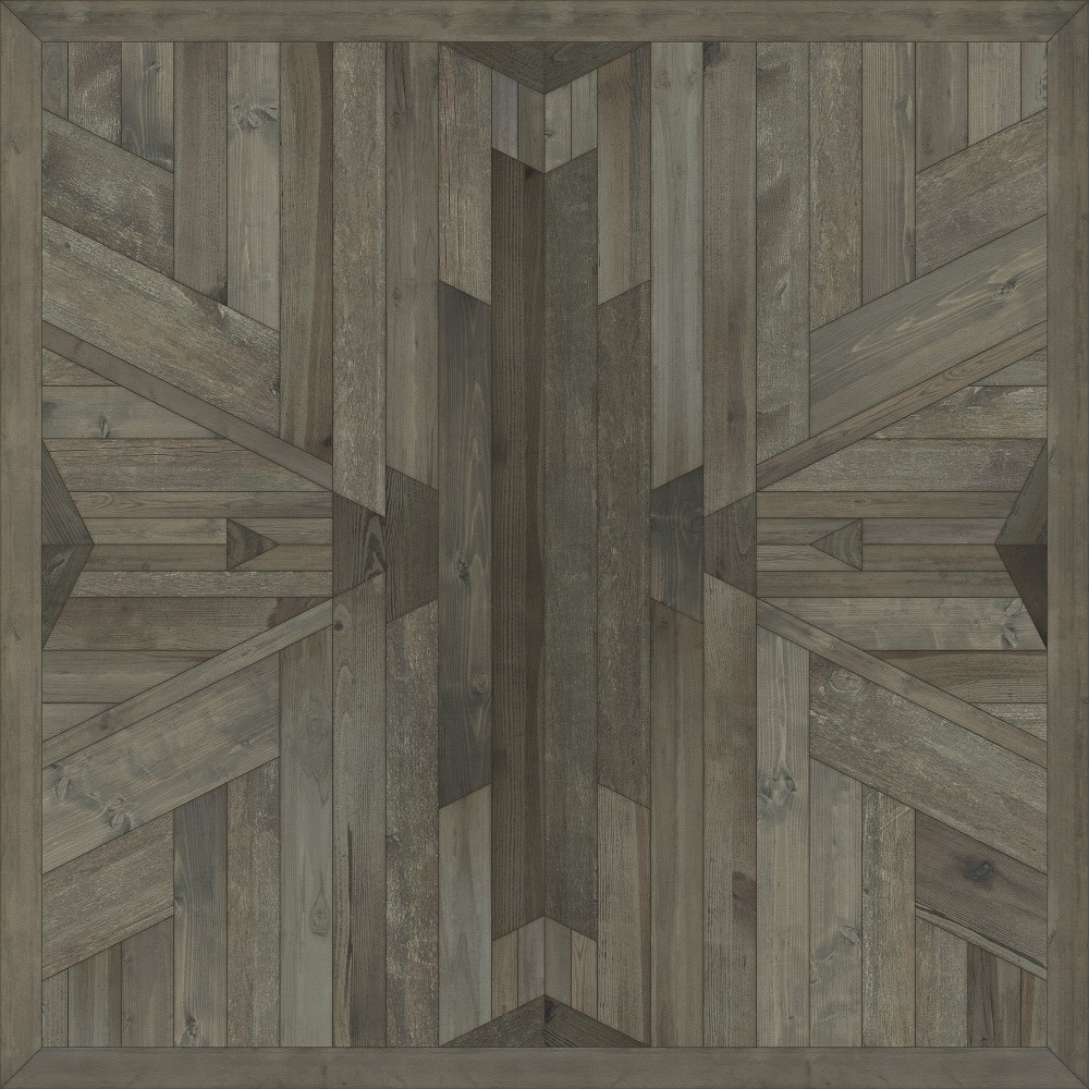 Norwegian - Native - The Shadows 72x72 Vintage Vinyl Floorcloth