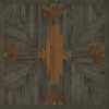 Norwegian - Native - The Warriors 120x120 Vintage Vinyl Floorcloth