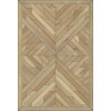 Norwegian - Nile - Light that Flowed 38x56 Vintage Vinyl Floorcloth