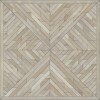 Norwegian - Nile - Northward Rill 48x48 Vintage Vinyl Floorcloth