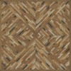 Norwegian - Nile - Rich Waters 96x96 Vintage Vinyl Floorcloth