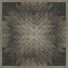 Norwegian - Wicklow - Aged Blackstair 48x48 Vintage Vinyl Floorcloth