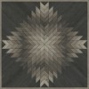 Norwegian - Wicklow - Aged Blackstair 96x96 Vintage Vinyl Floorcloth