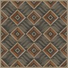 Norwegian - Yukon - Cassiar 120x120 Vintage Vinyl Floorcloth