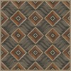 Norwegian - Yukon - Cassiar 96x96 Vintage Vinyl Floorcloth