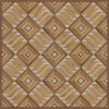 Norwegian - Yukon - Dawson 120x120 Vintage Vinyl Floorcloth