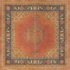 Persian Bazaar - Agra - Mughal 60x60 Vintage Vinyl Floorcloth
