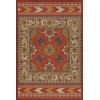 Persian Bazaar - Balouch - Jannat 24x36 Vintage Vinyl Floorcloth