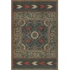 Persian Bazaar - Balouch - Pahwal 20x30 Vintage Vinyl Floorcloth
