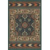 Persian Bazaar - Balouch - Sambay 20x30 Vintage Vinyl Floorcloth