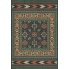 Persian Bazaar - Balouch - Sambay 38x56 Vintage Vinyl Floorcloth
