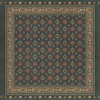 Persian Bazaar - Balouch - Sambay 96x96 Vintage Vinyl Floorcloth