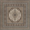 Persian Bazaar - Bergama - Adnan 120x120 Vintage Vinyl Floorcloth