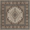 Persian Bazaar - Bergama - Adnan 72x72 Vintage Vinyl Floorcloth