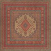 Persian Bazaar - Bergama - Altan 120x120 Vintage Vinyl Floorcloth