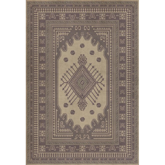 Persian Bazaar - Bergama - Didem 96x140 Vintage Vinyl Floorcloth