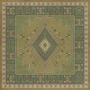 Persian Bazaar - Bergama - Pinar 60x60 Vintage Vinyl Floorcloth