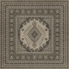 Persian Bazaar - Bergama - Seda 120x120 Vintage Vinyl Floorcloth