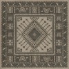 Persian Bazaar - Bergama - Seda 36x36 Vintage Vinyl Floorcloth