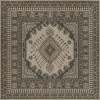 Persian Bazaar - Bergama - Seda 96x96 Vintage Vinyl Floorcloth