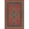 Persian Bazaar - Bergama - Volkan 24x36 Vintage Vinyl Floorcloth