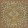 Persian Bazaar - Camelot - Blanchefleur 120x120 Vintage Vinyl Floorcloth