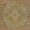 Persian Bazaar - Camelot - Blanchefleur 96x96 Vintage Vinyl Floorcloth