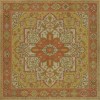 Persian Bazaar - Camelot - Dindrane 72x72 Vintage Vinyl Floorcloth