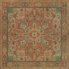 Persian Bazaar - Camelot - Guinevere 48x48 Vintage Vinyl Floorcloth