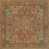 Persian Bazaar - Camelot - Guinevere 72x72 Vintage Vinyl Floorcloth
