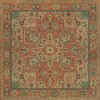 Persian Bazaar - Camelot - Guinevere 96x96 Vintage Vinyl Floorcloth