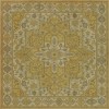 Persian Bazaar - Camelot - Gwendolyn 72x72 Vintage Vinyl Floorcloth