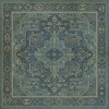 Persian Bazaar - Camelot - Gwydion 96x96 Vintage Vinyl Floorcloth