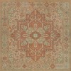 Persian Bazaar - Camelot - Lady Ragnell 60x60 Vintage Vinyl Floorcloth
