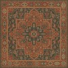 Persian Bazaar - Camelot - Mordred 60x60 Vintage Vinyl Floorcloth