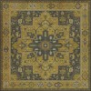 Persian Bazaar - Camelot - Sir Galahad 96x96 Vintage Vinyl Floorcloth