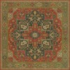 Persian Bazaar - Camelot - Sir Gawain 36x36 Vintage Vinyl Floorcloth