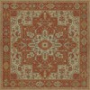 Persian Bazaar - Camelot - Sir Percival 36x36 Vintage Vinyl Floorcloth