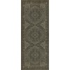 Persian Bazaar - Camelot - The Black Knight 36x90 Vintage Vinyl Floorcloth