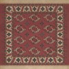 Persian Bazaar - Chuval Gul - Nazar 48x48 Vintage Vinyl Floorcloth