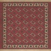 Persian Bazaar - Chuval Gul - Nazar 72x72 Vintage Vinyl Floorcloth