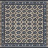 Persian Bazaar - Chuval Gul - Safin 96x96 Vintage Vinyl Floorcloth