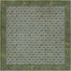 Persian Bazaar - Daghestan - Babki 120x120 Vintage Vinyl Floorcloth