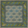 Persian Bazaar - Daghestan - Babki 36x36 Vintage Vinyl Floorcloth