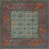 Persian Bazaar - Daghestan - Kruta 48x48 Vintage Vinyl Floorcloth