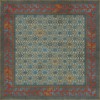 Persian Bazaar - Daghestan - Kruta 72x72 Vintage Vinyl Floorcloth