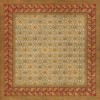Persian Bazaar - Daghestan - Oolibka 72x72 Vintage Vinyl Floorcloth