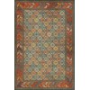 Persian Bazaar - Daghestan - Raduga 72x108 Vintage Vinyl Floorcloth
